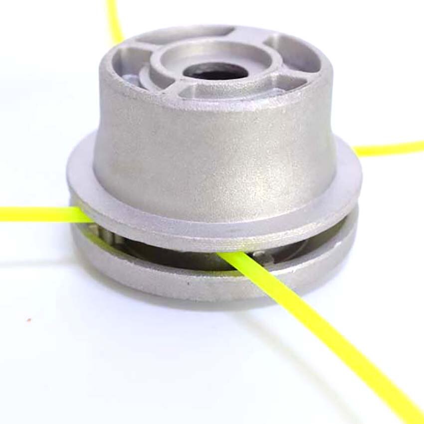 Aluminum Grass Trimmer Head Brush Cutter Head Lawn Mower Accessories Cutting Line Head For Strimmer Replacement