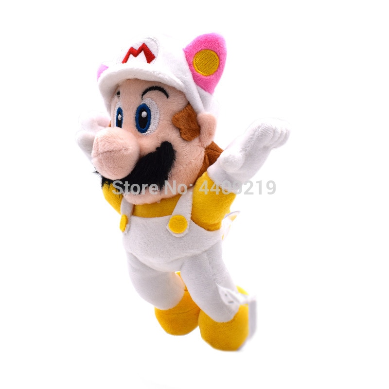 Super Mario Bros Bowser Stand Koopa Chucky Odyssey Wedding Princess Luigi Toadette Darkness Fly Mario Plush Toy Stuffed Doll: 20CMWhite