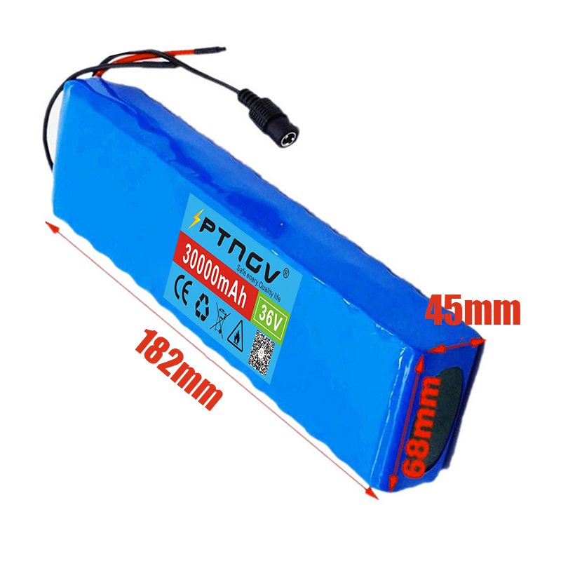 Akumulator 10S2P 36V 30ach akumulator ebike 18650 akumulator litowo-jonowy 500W duża moc i pojemność 42V skuter motocyklowy z ładowarką