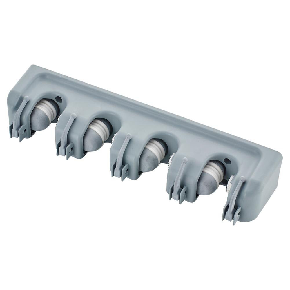5/4/3 Position support de serpillière cuisine organisateur brosse balai cintre support de rangement ménage vadrouille brosse cintre cuisine Gadgets: 4 racks