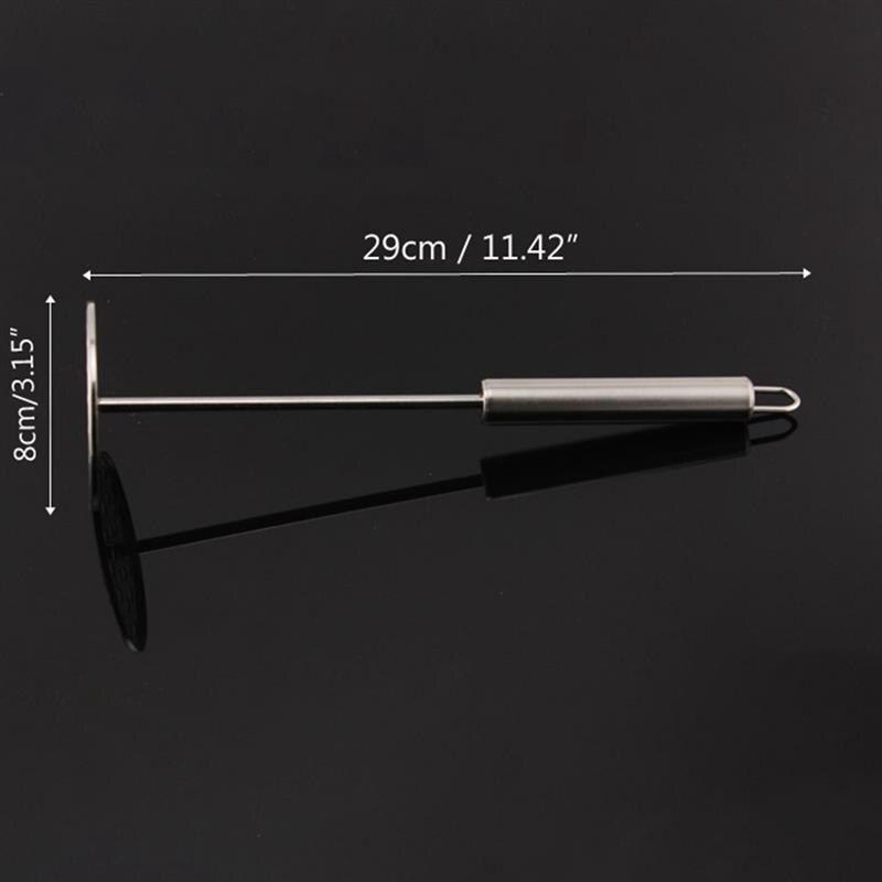 Stainless Steel Potato Masher Solid Color Metal Food Masher Vegetable Masher Ricers Tool Kitchen Accessories Gadgets