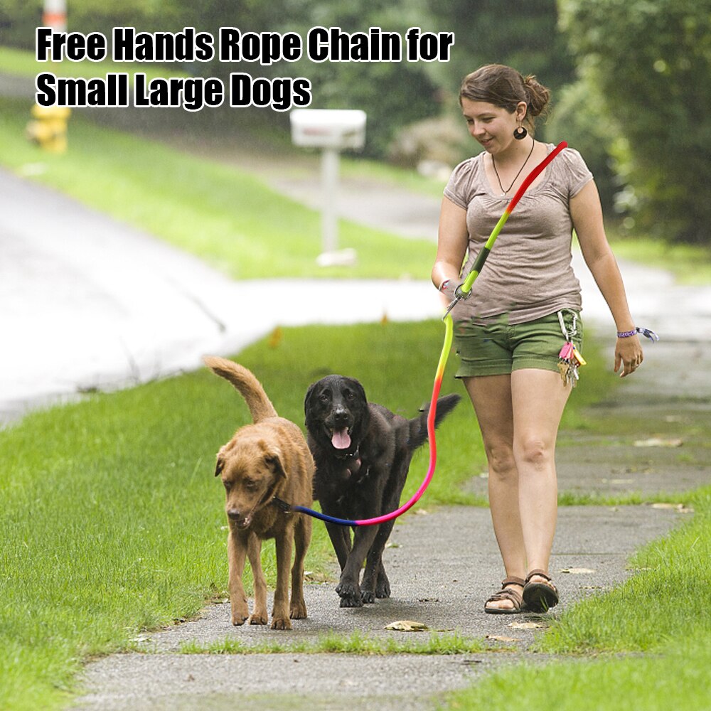 Trekkabel Nylon Riemen Huisdier Producten Huisdier Honden Keten Keten Voor Kleine Grote Honden Gratis Handen Rope Leads Voor Running
