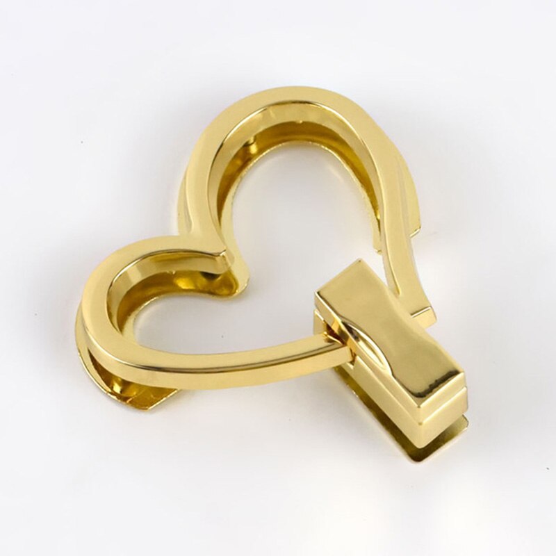 Metalen Hart Tas Turn Lock Twist Lock Sluiting Voor Leer Craft Vrouwen Handtas Schoudertas Purse Diy Hardware Accessoires: 01