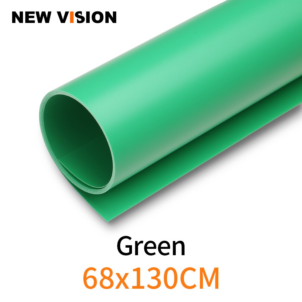 Green 68X130cm 27*51inch Photography Backdrop Paper Matte PVC Vinyl Seamless Background Seamless Water-proof