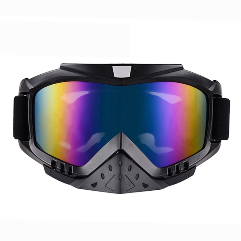 Mtb atv motorbril winddicht beschermend masker buitensportbrillen motorcrossbrillen ski snowboard motorbrillen: Kleurrijk