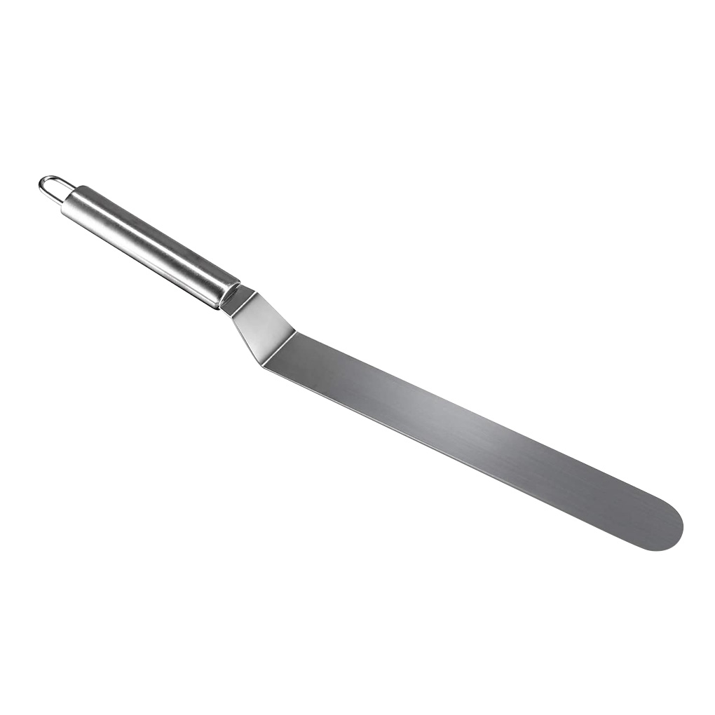 Stainless Steel Cake Spatula Metal Handle with Hole Cake Decorating Spatula Baking Tool 10": 10 inches