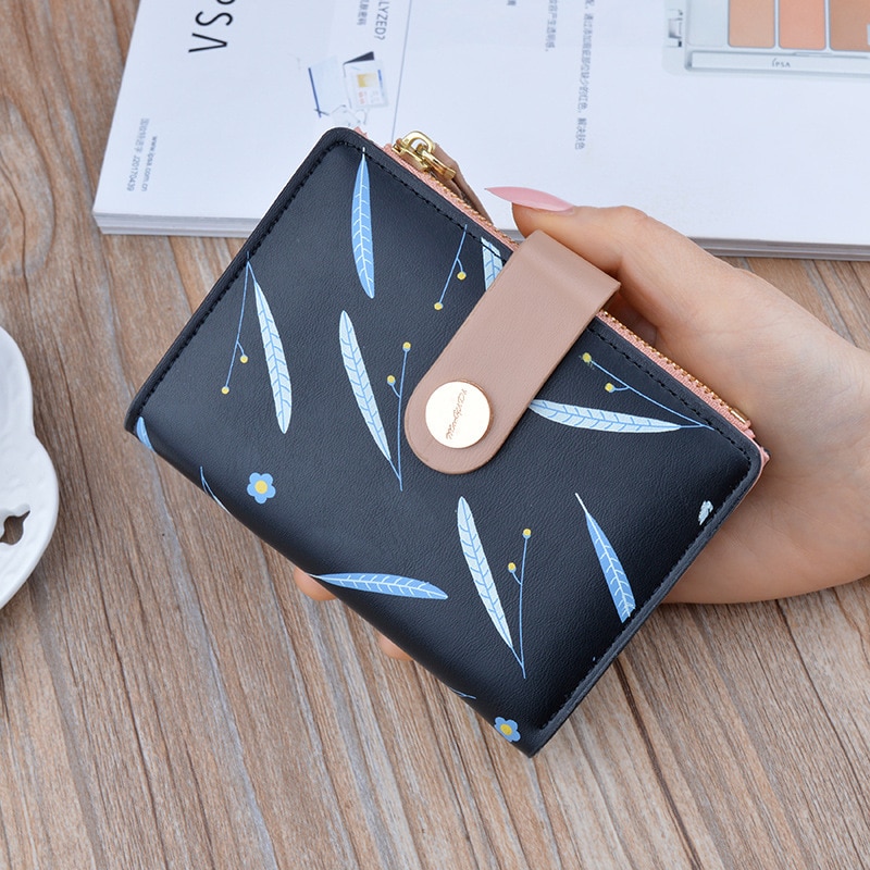 Women Long wallet Clutch Buckle printing Woman's Large Capacity Wallets Female Purse Lady Purses Phone Pocket Card Holder 515