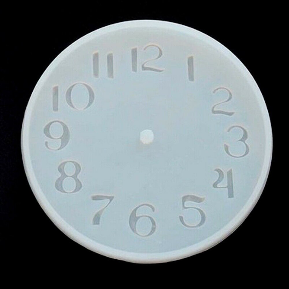 Cement Beton Siliconen Mal Diy Ambachtelijke Klok Maken Klei Gips Klei Cement Klok Mould Tool Voor Thuis Leveringen