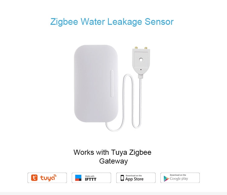 Zigbee water leakage detector sensor Zigbee water ... – Grandado