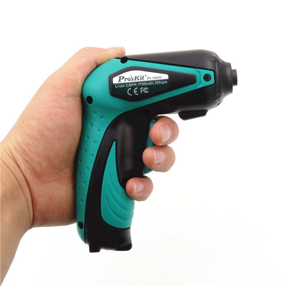 3.6V Cordless Screwdriver Mini Rechargeable Screwdriver With LED Light Electric Screwdriver Power Drill Portable Repair Tool Set