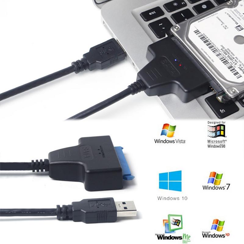 USB 3.0 SATA 3 Kabel Sata Naar USB 3.0 Adapter Tot 6 Gbps Ondersteuning 2.5 Inch Externe HDD SSD harde Schijf 22 Pin Sata III Kabel
