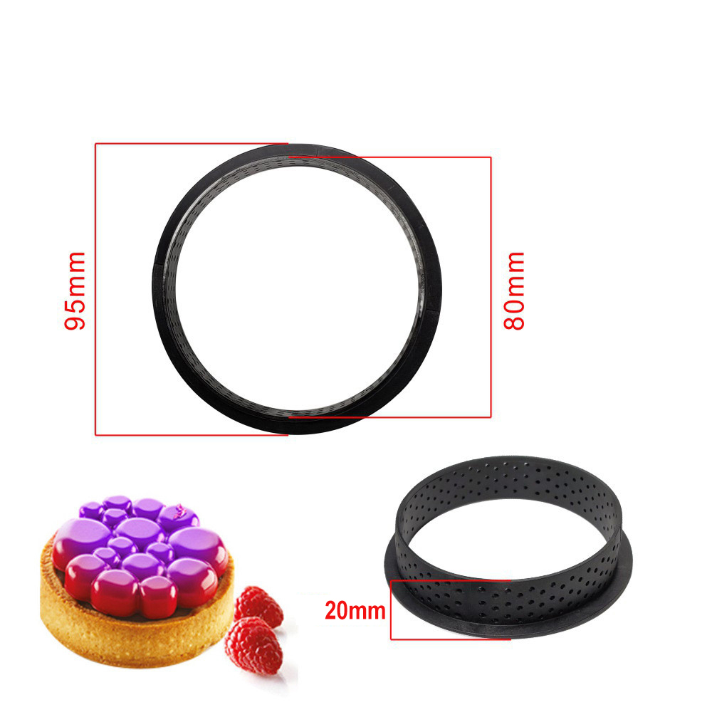 5-20 stücke Perforierte Kunststoff Torte Ring Kreis DIY Französisch Obst Mousse Kuchen Nachtisch Formen Cutter für Küche Gebäck dekorieren Werkzeug: Schokolade / Karikatur Figur