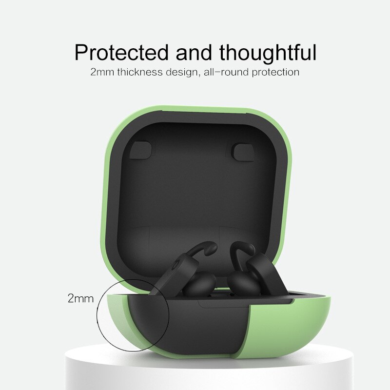Waterproof Portable Headphone Cover Protective Case For Beats Powerbeats Pro Headset Silicone Cases Wireless Headset Accessories
