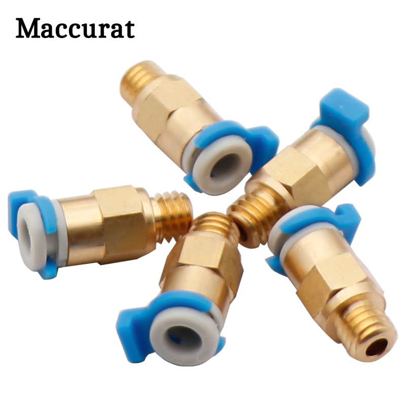 1pc bowden estrusore One-touch Pneumatico raccordi comune 4*2 millimetri tubo KJH 04M6 Con il catenaccio per 1.75 millimetri creality cr10 Ender3 3D stampante