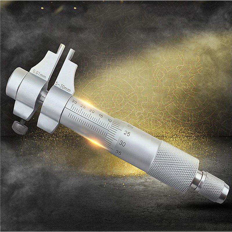 Precision Inner Diameter Micrometer 5-30mm Hole Diameter Measurement Micrometer Measurement Caliper Spiral Micrometer Tool: Default Title