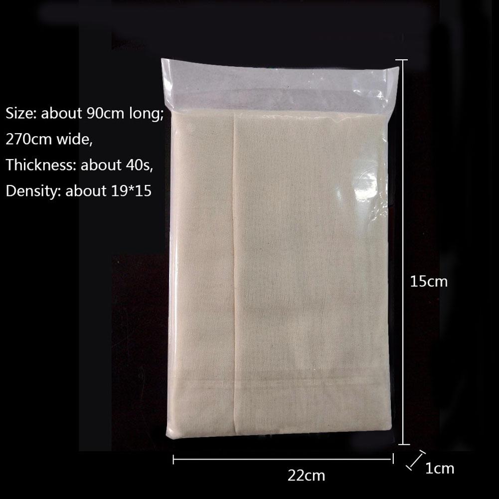 Tissu à fromage en coton naturel respirant, gaze de fromage pour la fabrication du fromage, pâtisserie, outils de cuisine, 1 pièce: 90x270cm