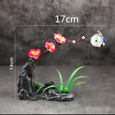 Pine tree with Birds plate tray dish seafood Decoration Flower Crafts Kitchen Fast Food Sushi Cuisine Decorative Pans Decorated: 10