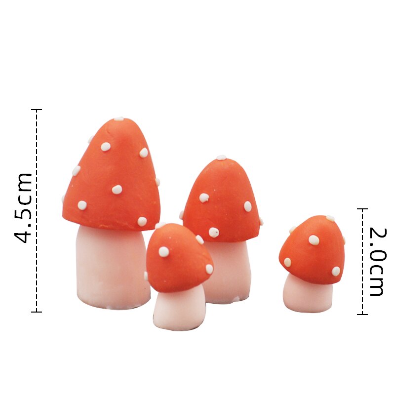 Princess Girl Happy Birthday Cake Topper Soft pottery Tree Insert Decor Apple tree Mushroom Cabin Baking Cakes Decoration: 6