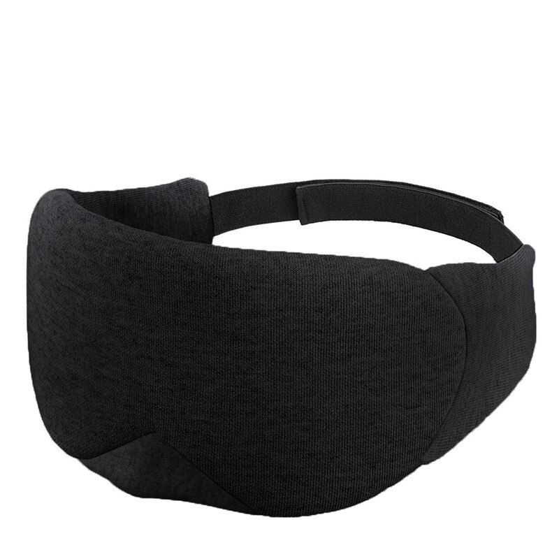 Sömnmask snabbt sova ögonmask ögonskugga täcka skugga patch kvinnor män mjuk bärbar ögonbindel resor sleepmasker: Svart