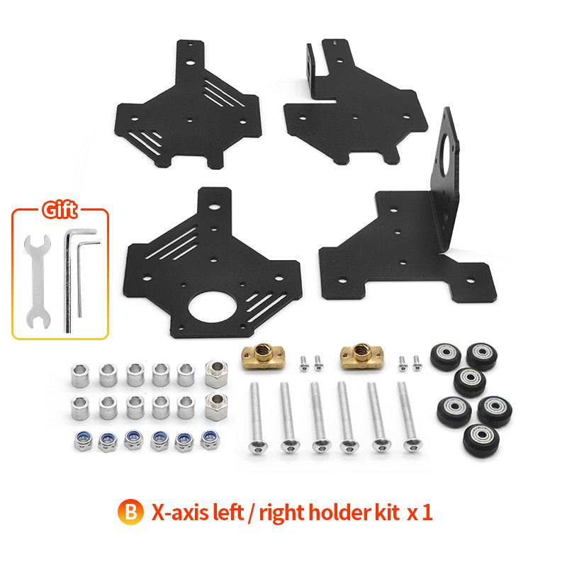 3D Printer Parts Y/X Axis Motor Mount Bracket Right/ Left X/Z-Axis Front/Back Motor Mount Plate X/Y Tensioner For CR-10 Ender-3: SKU2