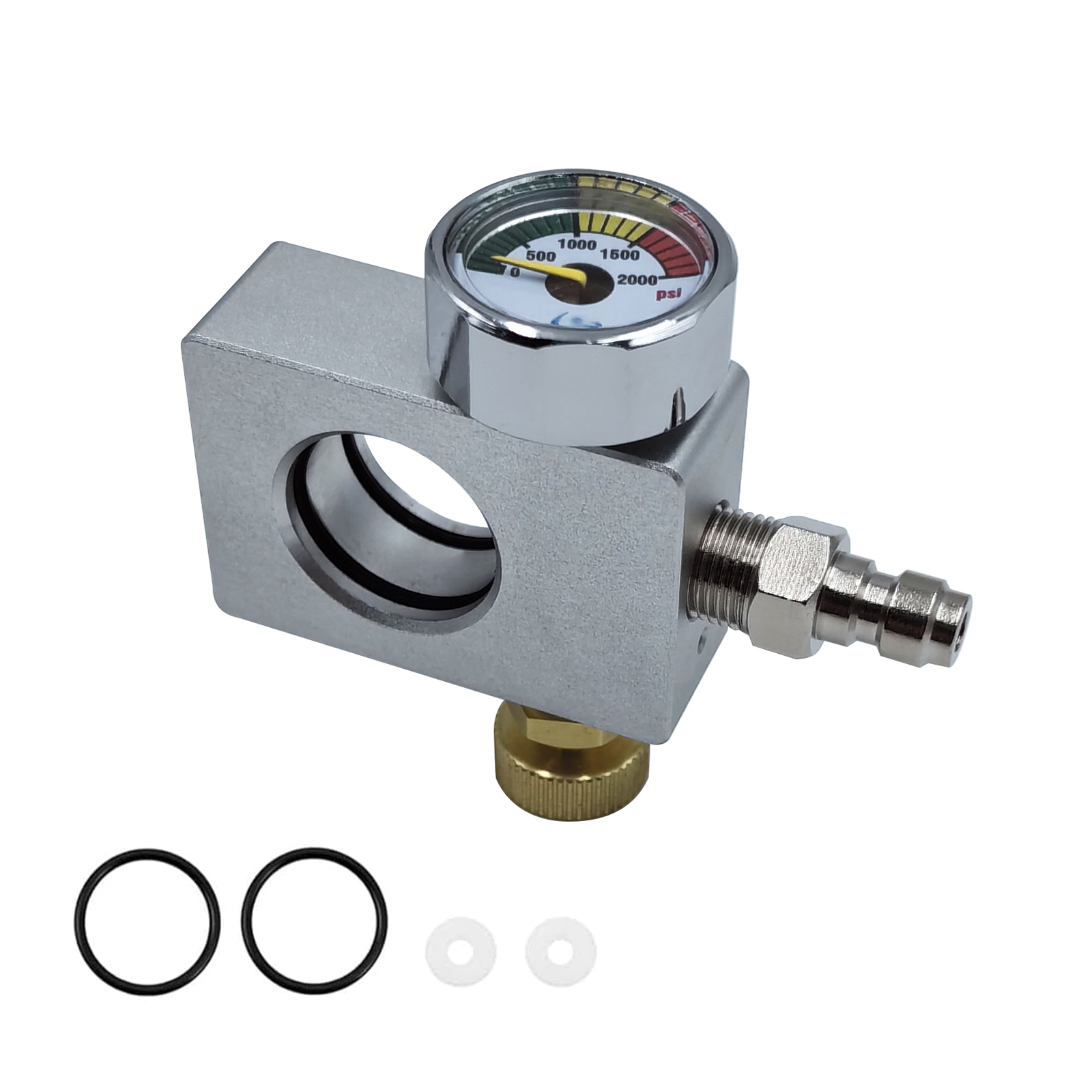 Adaptador de llenado de cilindro de dióxido de carbono 2025, manguera, estación de llenado de repuesto de carbonatador para botella de cilindro de CO2 rosa DUO Terra Art Gaia: Verde militar