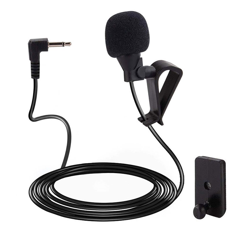 4.5V Bluetooth Mic Externe Microfoon Voor Auto Pioneer Microfoon Stereos Radio Ontvanger 2.5mm Connector Plug 3M Polar patroon