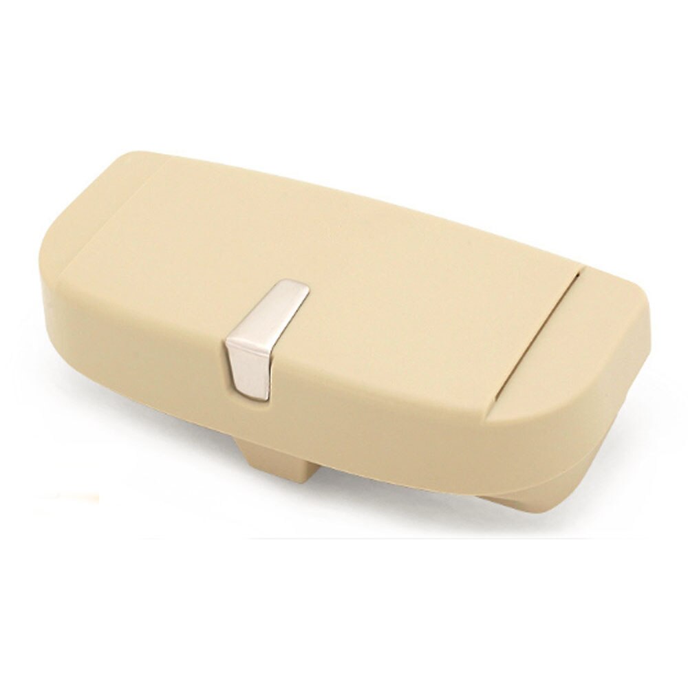 Glasses Case Holder Multifunctional Eyeglass Case Box The Holder For Glasses In The Car Universal Sunglasses Holder Accessories: Beige