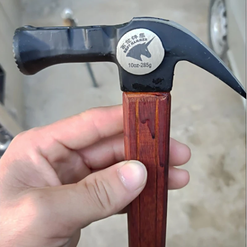 Martillo de garra de trabajo, herramientas de carpintería, martillos de uñas, herramienta Manual portátil , accesorio de Hardware práctico multifuncional