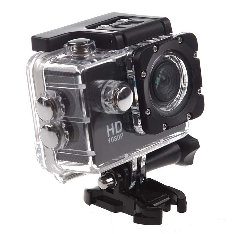 Akcja kamera sportowa kamera wodoodporna HD wideo kask krzywka rower kask akcja DVR krzywka