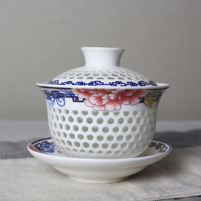 NEWYEARNEW 140ML/160ML Ceramic Tea Tureen Teaware Kung Fu Tea Set Home Decoration Boyfriend Husband Business Love Wedding: M