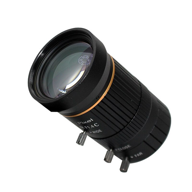 Manual Iris Lens 8-50mm 3MP 1/2 C Mount Industrial Lens Camera Accessories