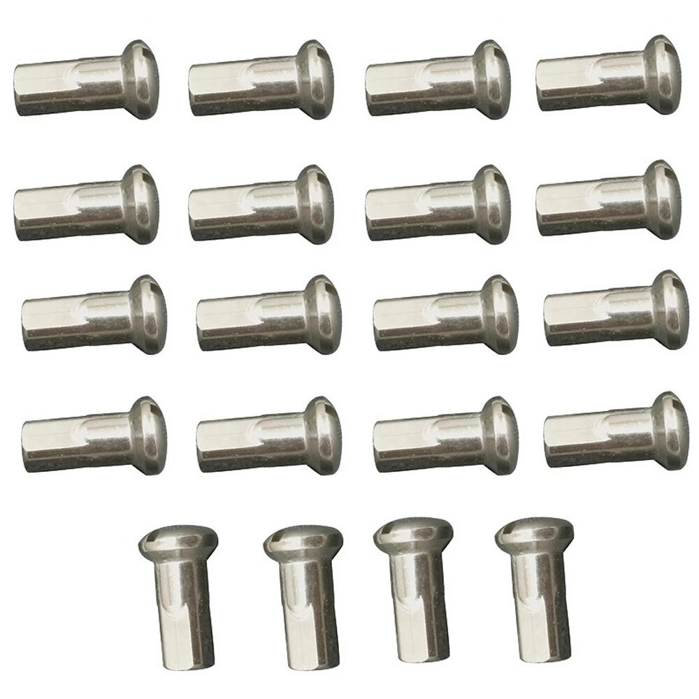 Tornillos para niples de radios de bicicleta, Tuercas para ciclismo de montaña, accesorios para piezas de bicicleta, 10x14G/2MM: 20pcs