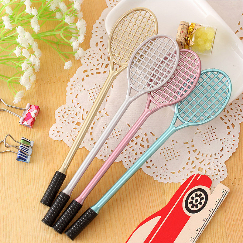 Raqueta de Bádminton de PVC para niños, masilla flotante, teclado de crema, modelo de herramientas para arcilla DIY, forma de limo esponjoso, Kit de tierra blandiblú transparente