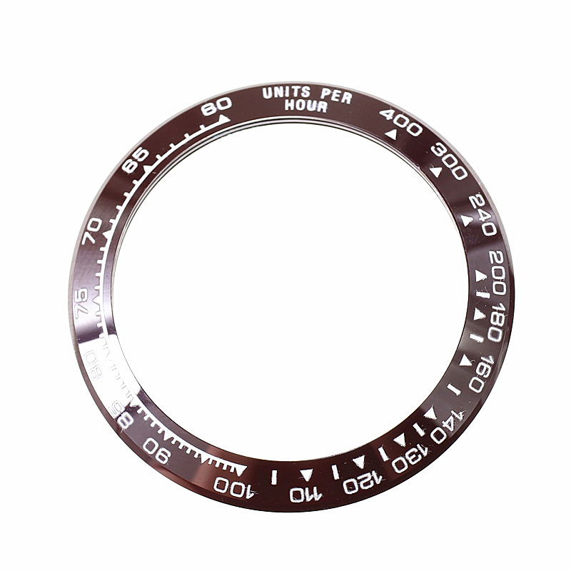 38mm/38.5mm Ceramic Watch Bezel Insert For Mens Watch Face Multiple Styles Watches Replace Accessories Inner Diameter 30.7mm: 38.5mm Coffee White