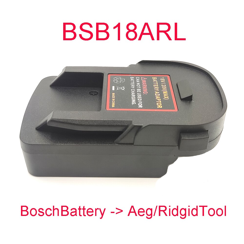 Adaptateur Bat618, convertisseur pour batterie Li-ion 18V, pour Makita, Milwaukee, pour outil Dewalt, Hitachi, Worx, BSB18MTL: BSB18ARL