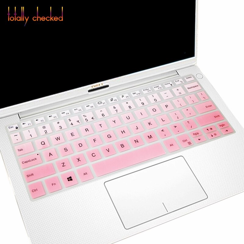 Silicone Keyboard Cover for Dell XPS 13 9370 9380 9365 - Ultra-Thin, Waterproof, Dustproof: Fade Pink