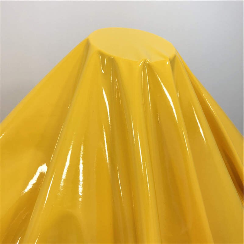 50*145cm skinnende blankt blødt vinyllæderstof elastisk pvc stof materiale til kjolebetræk: 6