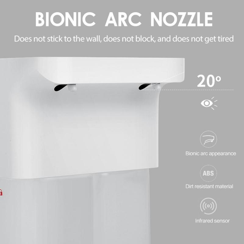 Double Hole Intelligent Sensor Soap Dispenser Wall-mounted Foam Washing Phone Automatic Liquid Soap Dispenser