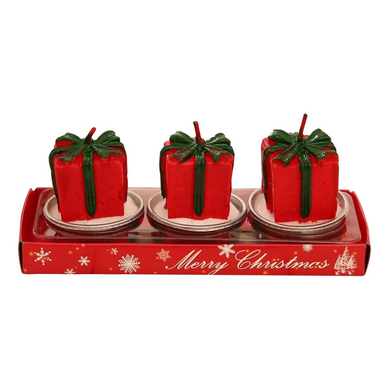 Vrolijk Kerst Decoratie Kaarsen Santa Sneeuwpop Handgemaakte Rookloze Kaars Voor Home Christmas Party Viering Decor