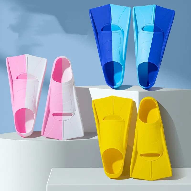 Premium Silicone Swim Fins - Diving Training Gear for Adults | Silicone Training Flippers for Divers/Swimmers