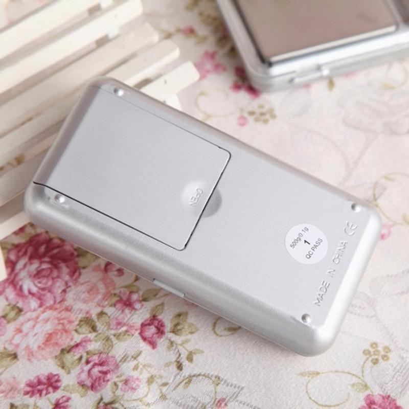 Mini báscula Digital de alta precisión, 100/200/300/500g, 0,01/0,1g, bolsillo eléctrico para joyería, peso de Gram para Cocina
