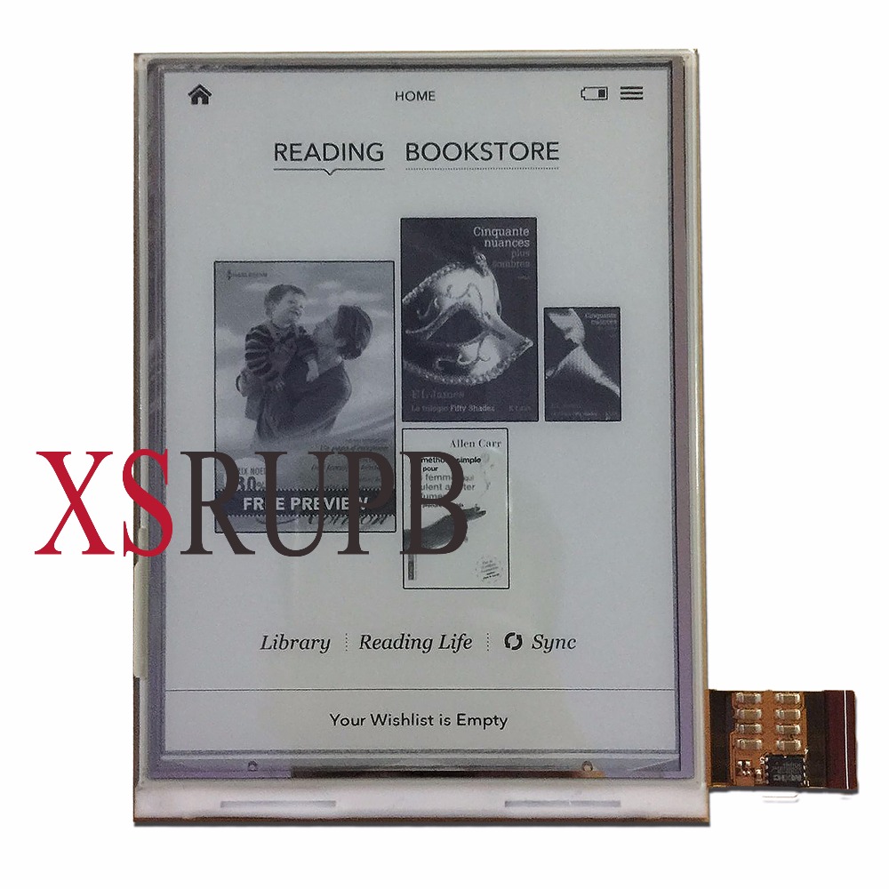 6 "ED060XC3 lcd dla Digma r658 ONYX BOOX C67SM Bering 2 E-book czytnik ebooków wymiana wyświetlacza lcd