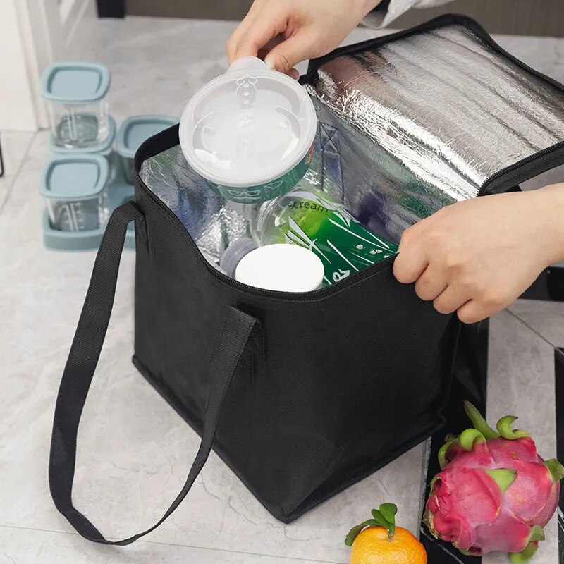 Isolatie Zak Houden Koud Houden Verse Picknick Tas Takeaway Zak Aluminiumfolie Isolatie Zakken Handige Cake Thuis Keuken Benodigdheden