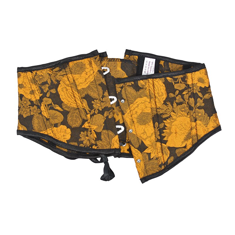 16Cm Borduren Zonnebloem Plastic Botten Korte Corset: Xxxl