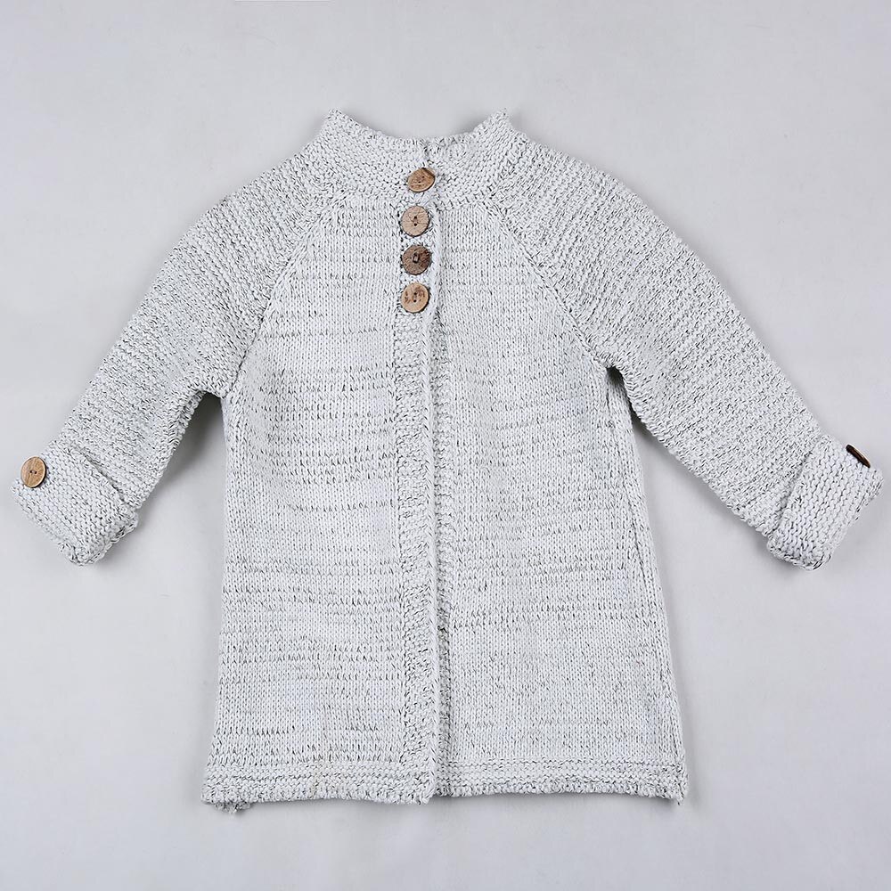 Toddler Kids Baby Girls Outfit abbigliamento bottone maglione lavorato a maglia Cardigan cappotto top abbigliamento per bambini abbigliamento per ragazze
