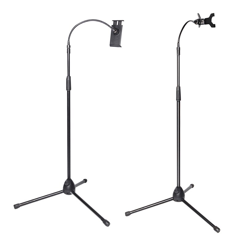 Triple-cornered Stand, Floor-Mounted Mobile Phone Stand,Standing Hose Tripod, for Live Broadcast, Watching TV, Video: Default Title