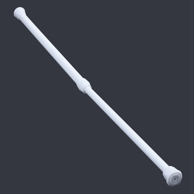 Paquet de 3 petites tiges de Tension extensibles réglables de 11.8 pouces à 19.7 pouces, blanc