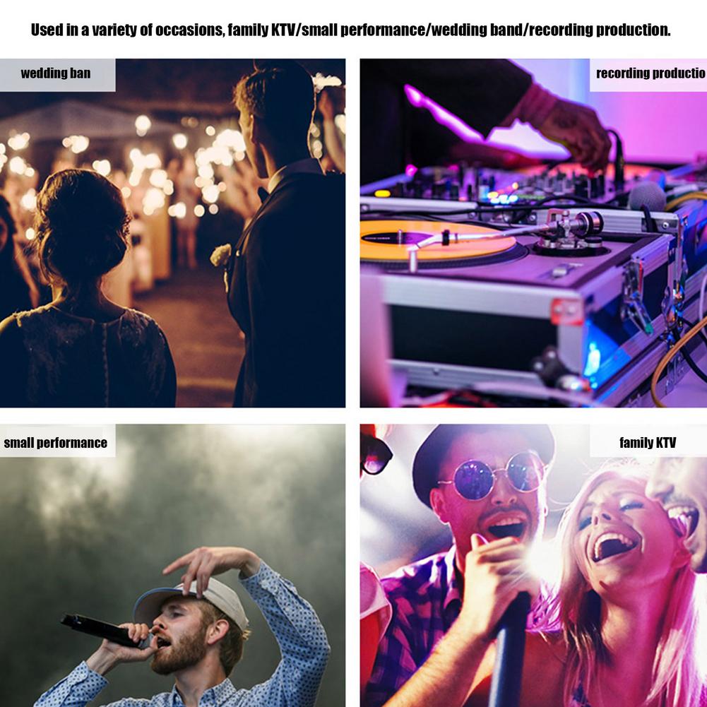 4-Channel Audio Mixer For DJ Sound Controller Interface USB 16dsp Effect Interface Sound Card Dj Console For