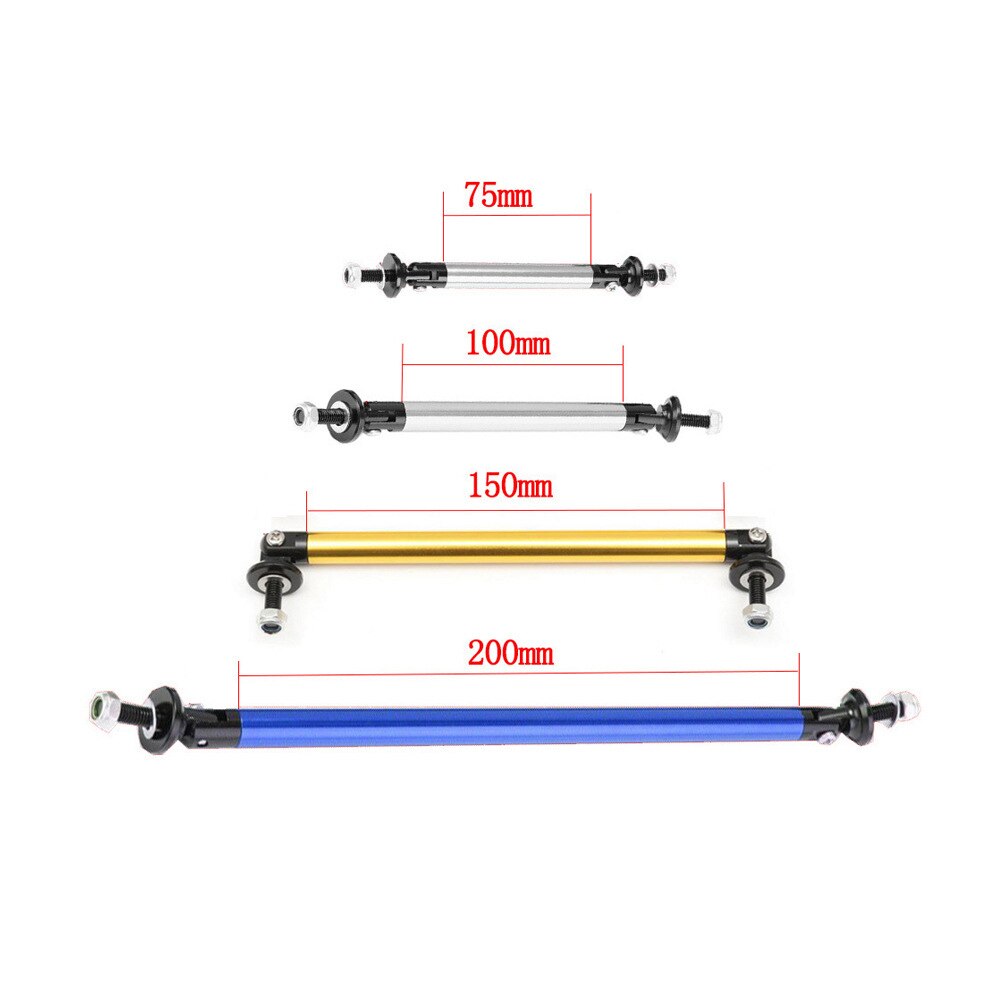 Varilla de tracción de labio delantero modificado para coche, mango envolvente modificado, Universal, multifunción, 75mm, 2 uds.