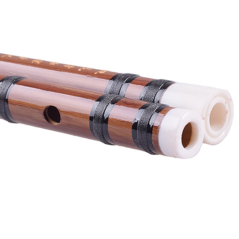 Pluggable Traditional Checking Bamboo Flute Chinese Bitter Bamboo Dizi Instrument